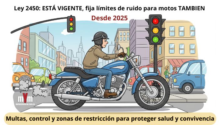 ► Ley 2450: Nuevas reglas de ruido para motos. VIGENTE!